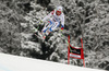 Carlo Janka of Switzerland skiing during the men downhill race of Audi FIS Alpine skiing World cup in Garmisch-Partenkirchen, Germany. Men downhill race of Audi FIS Alpine skiing World cup season 2014-2015, was held on Saturday, 28th of February 2015 in Garmisch-Partenkirchen, Germany.
