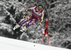 Kjetil Jansrud of Norway skiing during the men downhill race of Audi FIS Alpine skiing World cup in Garmisch-Partenkirchen, Germany. Men downhill race of Audi FIS Alpine skiing World cup season 2014-2015, was held on Saturday, 28th of February 2015 in Garmisch-Partenkirchen, Germany.
