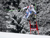 Patrick Kueng of Switzerland skiing during the men downhill race of Audi FIS Alpine skiing World cup in Garmisch-Partenkirchen, Germany. Men downhill race of Audi FIS Alpine skiing World cup season 2014-2015, was held on Saturday, 28th of February 2015 in Garmisch-Partenkirchen, Germany.
