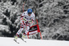 Third placed Matthias Mayer of Austria skiing during the men downhill race of Audi FIS Alpine skiing World cup in Garmisch-Partenkirchen, Germany. Men downhill race of Audi FIS Alpine skiing World cup season 2014-2015, was held on Saturday, 28th of February 2015 in Garmisch-Partenkirchen, Germany.
