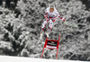 Winner Hannes Reichelt of Austria skiing during the men downhill race of Audi FIS Alpine skiing World cup in Garmisch-Partenkirchen, Germany. Men downhill race of Audi FIS Alpine skiing World cup season 2014-2015, was held on Saturday, 28th of February 2015 in Garmisch-Partenkirchen, Germany.
