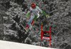 Klemen Kosi of Slovenia skiing during the men downhill race of Audi FIS Alpine skiing World cup in Garmisch-Partenkirchen, Germany. Men downhill race of Audi FIS Alpine skiing World cup season 2014-2015, was held on Saturday, 28th of February 2015 in Garmisch-Partenkirchen, Germany.
