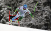 Rok Perko of Slovenia skiing during the men downhill race of Audi FIS Alpine skiing World cup in Garmisch-Partenkirchen, Germany. Men downhill race of Audi FIS Alpine skiing World cup season 2014-2015, was held on Saturday, 28th of February 2015 in Garmisch-Partenkirchen, Germany.
