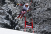 Natko Zrncic-Dim of Croatia skiing during the men downhill race of Audi FIS Alpine skiing World cup in Garmisch-Partenkirchen, Germany. Men downhill race of Audi FIS Alpine skiing World cup season 2014-2015, was held on Saturday, 28th of February 2015 in Garmisch-Partenkirchen, Germany.
