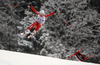 Matteo Marsaglia of Italy skiing during the men downhill race of Audi FIS Alpine skiing World cup in Garmisch-Partenkirchen, Germany. Men downhill race of Audi FIS Alpine skiing World cup season 2014-2015, was held on Saturday, 28th of February 2015 in Garmisch-Partenkirchen, Germany.
