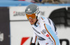 Josef Ferstl of Germany reacts in finish of the men downhill race of Audi FIS Alpine skiing World cup in Garmisch-Partenkirchen, Germany. Men downhill race of Audi FIS Alpine skiing World cup season 2014-2015, was held on Saturday, 28th of February 2015 in Garmisch-Partenkirchen, Germany.
