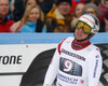 Beat Feuz of Switzerland reacts in finish of the men downhill race of Audi FIS Alpine skiing World cup in Garmisch-Partenkirchen, Germany. Men downhill race of Audi FIS Alpine skiing World cup season 2014-2015, was held on Saturday, 28th of February 2015 in Garmisch-Partenkirchen, Germany.
