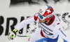 Patrick Kueng of Switzerland reacts in finish of the men downhill race of Audi FIS Alpine skiing World cup in Garmisch-Partenkirchen, Germany. Men downhill race of Audi FIS Alpine skiing World cup season 2014-2015, was held on Saturday, 28th of February 2015 in Garmisch-Partenkirchen, Germany.
