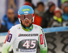 Bostjan Kline of Slovenia reacts in finish of the men downhill race of Audi FIS Alpine skiing World cup in Garmisch-Partenkirchen, Germany. Men downhill race of Audi FIS Alpine skiing World cup season 2014-2015, was held on Saturday, 28th of February 2015 in Garmisch-Partenkirchen, Germany.
