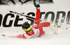 Mattia Casse of Italy reacts in finish of the men downhill race of Audi FIS Alpine skiing World cup in Garmisch-Partenkirchen, Germany. Men downhill race of Audi FIS Alpine skiing World cup season 2014-2015, was held on Saturday, 28th of February 2015 in Garmisch-Partenkirchen, Germany.
