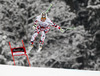 Winner Hannes Reichelt of Austria skiing during the men downhill race of Audi FIS Alpine skiing World cup in Garmisch-Partenkirchen, Germany. Men downhill race of Audi FIS Alpine skiing World cup season 2014-2015, was held on Saturday, 28th of February 2015 in Garmisch-Partenkirchen, Germany.
