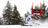 Felix Neureuther of Germany skiing in first run of men giant slalom race of Audi FIS Alpine skiing World cup in Garmisch-Partenkirchen, Germany. Men giant slalom race of Audi FIS Alpine skiing World cup season 2014-2015, was held on Sunday, 1st of March 2015 in Garmisch-Partenkirchen, Germany.
