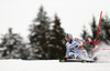 Fritz Dopfer of Germany skiing in first run of men giant slalom race of Audi FIS Alpine skiing World cup in Garmisch-Partenkirchen, Germany. Men giant slalom race of Audi FIS Alpine skiing World cup season 2014-2015, was held on Sunday, 1st of March 2015 in Garmisch-Partenkirchen, Germany.
