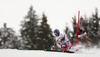 Benjamin Raich of Austria skiing in first run of men giant slalom race of Audi FIS Alpine skiing World cup in Garmisch-Partenkirchen, Germany. Men giant slalom race of Audi FIS Alpine skiing World cup season 2014-2015, was held on Sunday, 1st of March 2015 in Garmisch-Partenkirchen, Germany.
