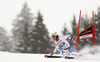 Carlo Janka of Switzerland skiing in first run of men giant slalom race of Audi FIS Alpine skiing World cup in Garmisch-Partenkirchen, Germany. Men giant slalom race of Audi FIS Alpine skiing World cup season 2014-2015, was held on Sunday, 1st of March 2015 in Garmisch-Partenkirchen, Germany.
