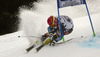 Samu Torsti of Finland skiing in first run of men giant slalom race of Audi FIS Alpine skiing World cup in Garmisch-Partenkirchen, Germany. Men giant slalom race of Audi FIS Alpine skiing World cup season 2014-2015, was held on Sunday, 1st of March 2015 in Garmisch-Partenkirchen, Germany.
