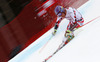 Third placed Benjamin Raich of Austria skiing in second run of men giant slalom race of Audi FIS Alpine skiing World cup in Garmisch-Partenkirchen, Germany. Men giant slalom race of Audi FIS Alpine skiing World cup season 2014-2015, was held on Sunday, 1st of March 2015 in Garmisch-Partenkirchen, Germany.
