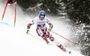 Benjamin Raich of Austria skiing in first run of men giant slalom race of Audi FIS Alpine skiing World cup in Garmisch-Partenkirchen, Germany. Men giant slalom race of Audi FIS Alpine skiing World cup season 2014-2015, was held on Sunday, 1st of March 2015 in Garmisch-Partenkirchen, Germany.
