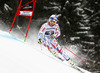 Alexis Pinturault of France skiing in first run of men giant slalom race of Audi FIS Alpine skiing World cup in Garmisch-Partenkirchen, Germany. Men giant slalom race of Audi FIS Alpine skiing World cup season 2014-2015, was held on Sunday, 1st of March 2015 in Garmisch-Partenkirchen, Germany.
