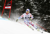 Alexis Pinturault of France skiing in first run of men giant slalom race of Audi FIS Alpine skiing World cup in Garmisch-Partenkirchen, Germany. Men giant slalom race of Audi FIS Alpine skiing World cup season 2014-2015, was held on Sunday, 1st of March 2015 in Garmisch-Partenkirchen, Germany.
