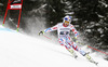 Alexis Pinturault of France skiing in first run of men giant slalom race of Audi FIS Alpine skiing World cup in Garmisch-Partenkirchen, Germany. Men giant slalom race of Audi FIS Alpine skiing World cup season 2014-2015, was held on Sunday, 1st of March 2015 in Garmisch-Partenkirchen, Germany.
