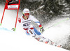 Carlo Janka of Switzerland skiing in first run of men giant slalom race of Audi FIS Alpine skiing World cup in Garmisch-Partenkirchen, Germany. Men giant slalom race of Audi FIS Alpine skiing World cup season 2014-2015, was held on Sunday, 1st of March 2015 in Garmisch-Partenkirchen, Germany.
