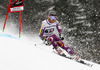 Leif Kristian Haugen of Norway skiing in first run of men giant slalom race of Audi FIS Alpine skiing World cup in Garmisch-Partenkirchen, Germany. Men giant slalom race of Audi FIS Alpine skiing World cup season 2014-2015, was held on Sunday, 1st of March 2015 in Garmisch-Partenkirchen, Germany.
