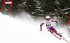 Henrik Kristoffersen of Norway skiing in first run of men giant slalom race of Audi FIS Alpine skiing World cup in Garmisch-Partenkirchen, Germany. Men giant slalom race of Audi FIS Alpine skiing World cup season 2014-2015, was held on Sunday, 1st of March 2015 in Garmisch-Partenkirchen, Germany.
