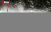 Stefan Luitz of Germany skiing in first run of men giant slalom race of Audi FIS Alpine skiing World cup in Garmisch-Partenkirchen, Germany. Men giant slalom race of Audi FIS Alpine skiing World cup season 2014-2015, was held on Sunday, 1st of March 2015 in Garmisch-Partenkirchen, Germany.

