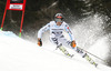 Alexander Schmid of Germany skiing in first run of men giant slalom race of Audi FIS Alpine skiing World cup in Garmisch-Partenkirchen, Germany. Men giant slalom race of Audi FIS Alpine skiing World cup season 2014-2015, was held on Sunday, 1st of March 2015 in Garmisch-Partenkirchen, Germany.
