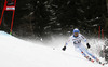 Calle Lindh of Sweden skiing in first run of men giant slalom race of Audi FIS Alpine skiing World cup in Garmisch-Partenkirchen, Germany. Men giant slalom race of Audi FIS Alpine skiing World cup season 2014-2015, was held on Sunday, 1st of March 2015 in Garmisch-Partenkirchen, Germany.
