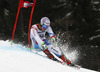 Thomas Tumler of Switzerland skiing in first run of men giant slalom race of Audi FIS Alpine skiing World cup in Garmisch-Partenkirchen, Germany. Men giant slalom race of Audi FIS Alpine skiing World cup season 2014-2015, was held on Sunday, 1st of March 2015 in Garmisch-Partenkirchen, Germany.
