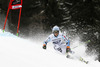 Dominik Schwaiger of Germany skiing in first run of men giant slalom race of Audi FIS Alpine skiing World cup in Garmisch-Partenkirchen, Germany. Men giant slalom race of Audi FIS Alpine skiing World cup season 2014-2015, was held on Sunday, 1st of March 2015 in Garmisch-Partenkirchen, Germany.
