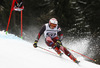 Natko Zrncic-Dim of Croatia skiing in first run of men giant slalom race of Audi FIS Alpine skiing World cup in Garmisch-Partenkirchen, Germany. Men giant slalom race of Audi FIS Alpine skiing World cup season 2014-2015, was held on Sunday, 1st of March 2015 in Garmisch-Partenkirchen, Germany.
