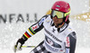 Marcus Sandell of Finland reacts in finish of the second run of men giant slalom race of Audi FIS Alpine skiing World cup in Garmisch-Partenkirchen, Germany. Men giant slalom race of Audi FIS Alpine skiing World cup season 2014-2015, was held on Sunday, 1st of March 2015 in Garmisch-Partenkirchen, Germany.
