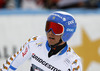 Matts Olsson of Sweden reacts in finish of the second run of men giant slalom race of Audi FIS Alpine skiing World cup in Garmisch-Partenkirchen, Germany. Men giant slalom race of Audi FIS Alpine skiing World cup season 2014-2015, was held on Sunday, 1st of March 2015 in Garmisch-Partenkirchen, Germany.
