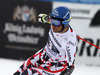 Benjamin Raich of Austria reacts in finish of the second run of men giant slalom race of Audi FIS Alpine skiing World cup in Garmisch-Partenkirchen, Germany. Men giant slalom race of Audi FIS Alpine skiing World cup season 2014-2015, was held on Sunday, 1st of March 2015 in Garmisch-Partenkirchen, Germany.
