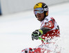 Marcel Hirscher of Austria reacts in finish of the second run of men giant slalom race of Audi FIS Alpine skiing World cup in Garmisch-Partenkirchen, Germany. Men giant slalom race of Audi FIS Alpine skiing World cup season 2014-2015, was held on Sunday, 1st of March 2015 in Garmisch-Partenkirchen, Germany.
