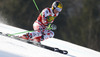 Marcel Hirscher of Austria skiing in first run of men giant slalom race of Audi FIS Alpine skiing World cup in Kranjska Gora, Slovenia. Men giant slalom race of Audi FIS Alpine skiing World cup season 2014-2015, was held on Saturday, 14th of March 2015 in Kranjska Gora, Slovenia.
