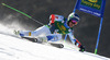 Ted Ligety of USA skiing in first run of men giant slalom race of Audi FIS Alpine skiing World cup in Kranjska Gora, Slovenia. Men giant slalom race of Audi FIS Alpine skiing World cup season 2014-2015, was held on Saturday, 14th of March 2015 in Kranjska Gora, Slovenia.
