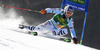 Fritz Dopfer of Germany skiing in first run of men giant slalom race of Audi FIS Alpine skiing World cup in Kranjska Gora, Slovenia. Men giant slalom race of Audi FIS Alpine skiing World cup season 2014-2015, was held on Saturday, 14th of March 2015 in Kranjska Gora, Slovenia.
