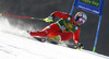 Roberto Nani of Italy skiing in first run of men giant slalom race of Audi FIS Alpine skiing World cup in Kranjska Gora, Slovenia. Men giant slalom race of Audi FIS Alpine skiing World cup season 2014-2015, was held on Saturday, 14th of March 2015 in Kranjska Gora, Slovenia.
