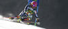 Marcus Sandell of Finland skiing in first run of men giant slalom race of Audi FIS Alpine skiing World cup in Kranjska Gora, Slovenia. Men giant slalom race of Audi FIS Alpine skiing World cup season 2014-2015, was held on Saturday, 14th of March 2015 in Kranjska Gora, Slovenia.
