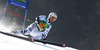 Stefan Luitz of Germany skiing in first run of men giant slalom race of Audi FIS Alpine skiing World cup in Kranjska Gora, Slovenia. Men giant slalom race of Audi FIS Alpine skiing World cup season 2014-2015, was held on Saturday, 14th of March 2015 in Kranjska Gora, Slovenia.
