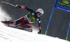 Filip Zubcic of Croatia skiing in first run of men giant slalom race of Audi FIS Alpine skiing World cup in Kranjska Gora, Slovenia. Men giant slalom race of Audi FIS Alpine skiing World cup season 2014-2015, was held on Saturday, 14th of March 2015 in Kranjska Gora, Slovenia.
