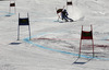 Carlo Janka of Switzerland skiing in the second run of men giant slalom race of Audi FIS Alpine skiing World cup in Kranjska Gora, Slovenia. Men giant slalom race of Audi FIS Alpine skiing World cup season 2014-2015, was held on Saturday, 14th of March 2015 in Kranjska Gora, Slovenia.
