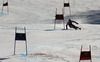 Second placed Marcel Hirscher of Austria skiing in the second run of men giant slalom race of Audi FIS Alpine skiing World cup in Kranjska Gora, Slovenia. Men giant slalom race of Audi FIS Alpine skiing World cup season 2014-2015, was held on Saturday, 14th of March 2015 in Kranjska Gora, Slovenia.
