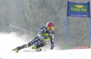 Samu Torsti of Finland skiing during first run of Audi FIS Alpine skiing World cup giant slalom race. Men giant slalom race of Audi FIS Alpine skiing World cup 2014-2015 was held on Saturday, 14th of March 2015 on Vitranc slope in Kranjska Gora, Slovenia.
