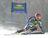 Samu Torsti of Finland skiing during first run of Audi FIS Alpine skiing World cup giant slalom race. Men giant slalom race of Audi FIS Alpine skiing World cup 2014-2015 was held on Saturday, 14th of March 2015 on Vitranc slope in Kranjska Gora, Slovenia.
