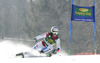 Elia Zurbriggen of Switzerland skiing during first run of Audi FIS Alpine skiing World cup giant slalom race. Men giant slalom race of Audi FIS Alpine skiing World cup 2014-2015 was held on Saturday, 14th of March 2015 on Vitranc slope in Kranjska Gora, Slovenia.
